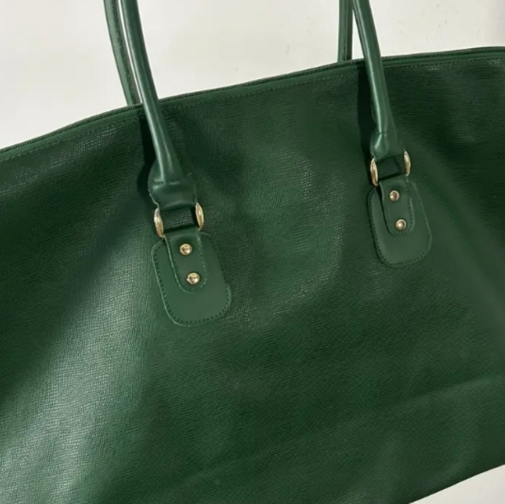 Vintage Christian Dior Green Oversized Shoulder Bag/Purse, - Picture 6 of 7